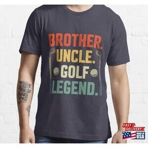 Brother Uncle Golf Legend Essential Tshirt Tee Unisex